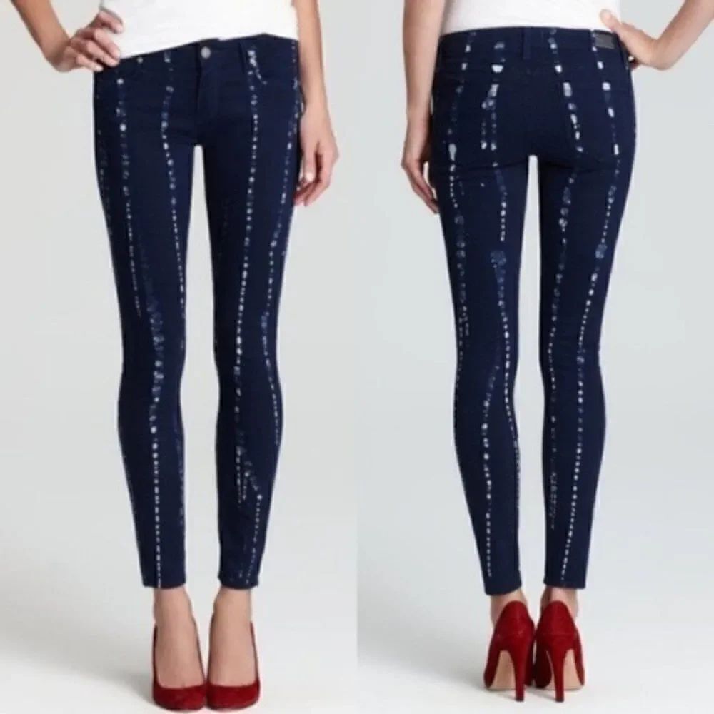 Blue Batik Low Rise Ultra Skinny Jeans